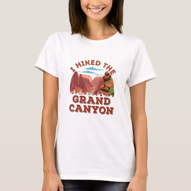 T-shirt J'Ai Randonné Le Grand Canyon (Devant)