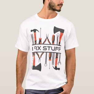 T-shirt J'Ai Réparé Les Chaussures, Outils, Garage, Répara