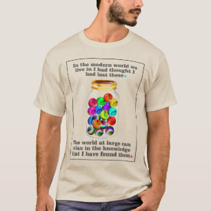 T-shirt J'ai retrouvé mes billes(peinture numérique)