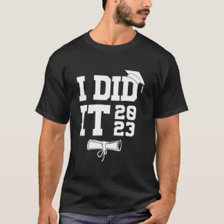 T-shirt J'ai Réussi Diplômé 2023 Promotion