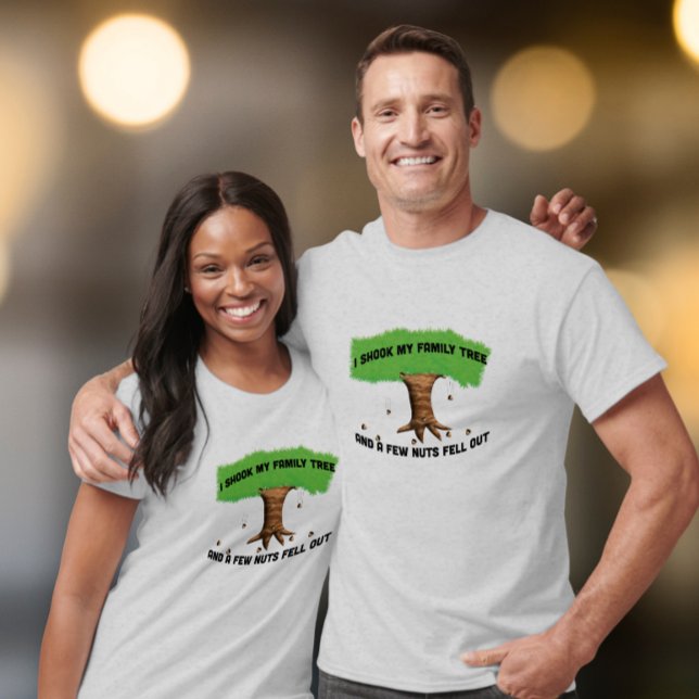 T-shirt J'ai secoué mon arbre généalogique et quelques noi (Créateur téléchargé)