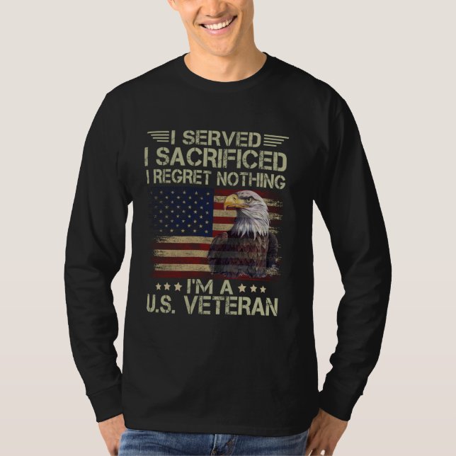 T-shirt J'Ai Servi J'Ai Sacrifié Je Ne Regrette Rien - Fiè (Devant)