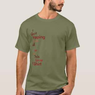 T-shirt J'ai stoppé Vaping