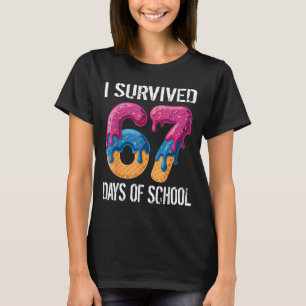 T-shirt J'ai survécu 67 jours de dégoulinade de glace pour
