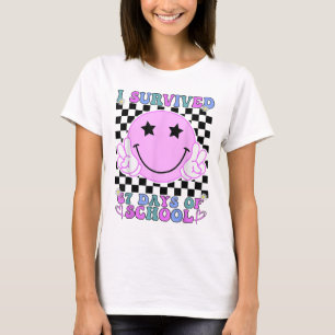 T-shirt J'ai survécu 67 jours d'école drôle 67 mème étudia
