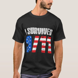 T-shirt J'ai survécu 911