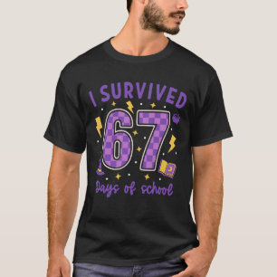 T-shirt J'ai survécu à 67 jours de magie scolaire