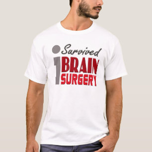 T-shirt J'ai survécu à la chemise de chirurgie cérébra