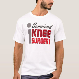 T-shirt J'ai survécu à la chemise de chirurgie de genou