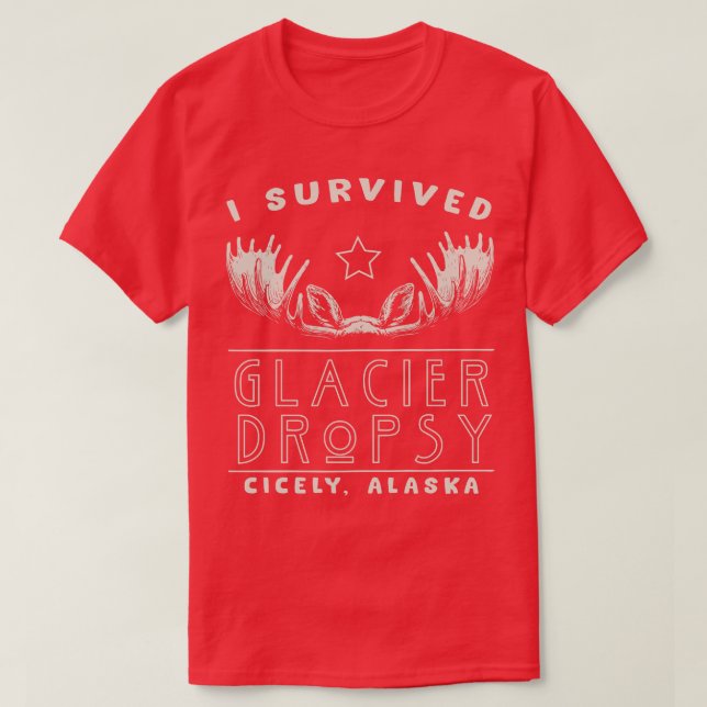 T-shirt J'ai survécu à la dropsie des glaciers à Cicely en (Design devant)