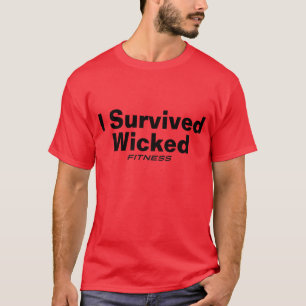 T-shirt J'ai survécu à la forme physique mauvaise