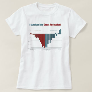 T-shirt J'ai survécu à la grande récession !