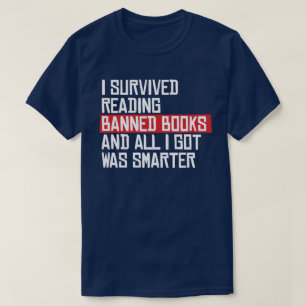 T-shirt J'ai survécu à la lecture de livres interdits