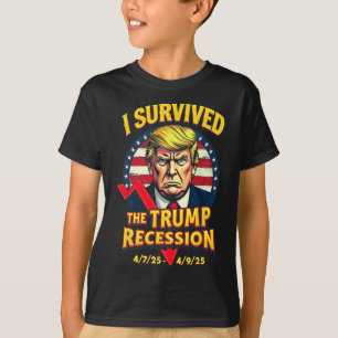 T-shirt J'Ai Survécu À La Récession Billionnaire 4725-4925