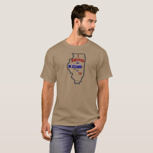 T-SHIRT J'AI SURVÉCU À LA TEMPÊTE DE NEIGE DE 78