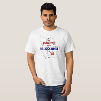 T-SHIRT J'AI SURVÉCU À LA TEMPÊTE DE NEIGE DE '78