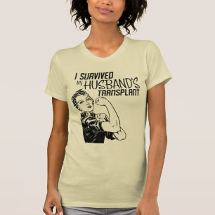 T-shirt J'ai survécu à la transplantation de mon mari et