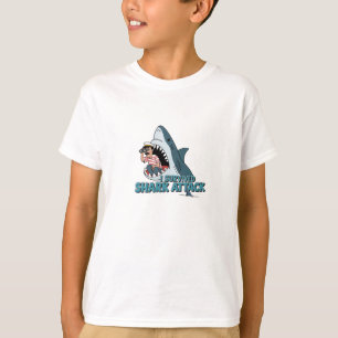 T-shirt J'ai survécu à l'attaque de requins