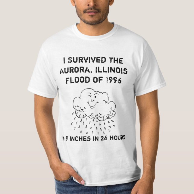T-shirt J'ai survécu à l'aurore, pléthore de l'Illinois de (Devant)