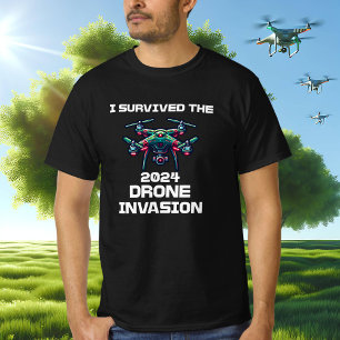 T-shirt J'ai survécu à l'invasion de drones de 2024