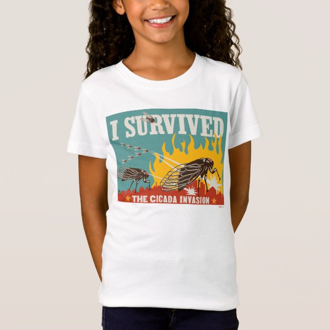 T-Shirt J'ai survécu à l'invasion du Canada (Devant)