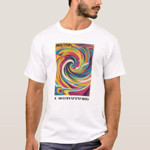 T-shirt J'ai survécu à l'ouragan Milton le 9 octobre 2024