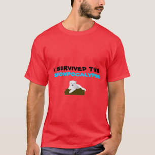 T-shirt j'ai survécu à l'ours de snoepocalypse