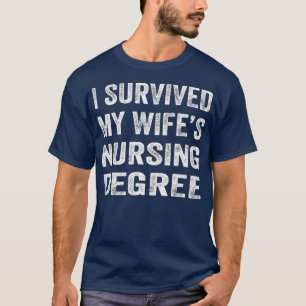 T-shirt J'ai survécu à Mes femmes Infirmière