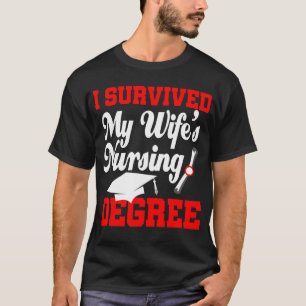 T-shirt J'ai survécu à mon diplôme d'infirmière de ma 