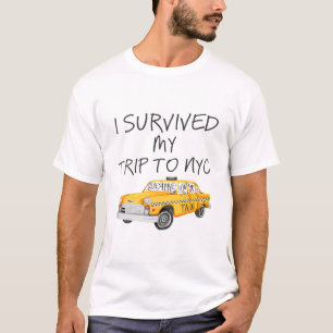 T-shirt J'Ai Survécu À Mon Voyage À New York