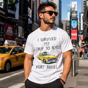 T-shirt J'ai Survécu à Mon Voyage à Nyc (Texte Personnalis