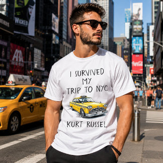 T-shirt J'ai Survécu à Mon Voyage à Nyc (Texte Personnalis