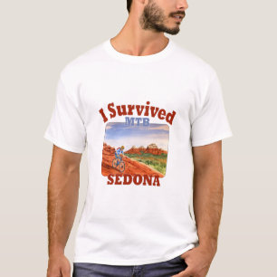 T-shirt J'ai survécu à MTB Sedona