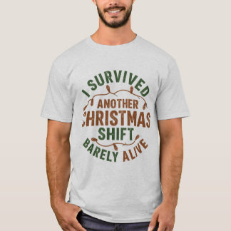 T-shirt J'ai survécu à un autre Noël en classe