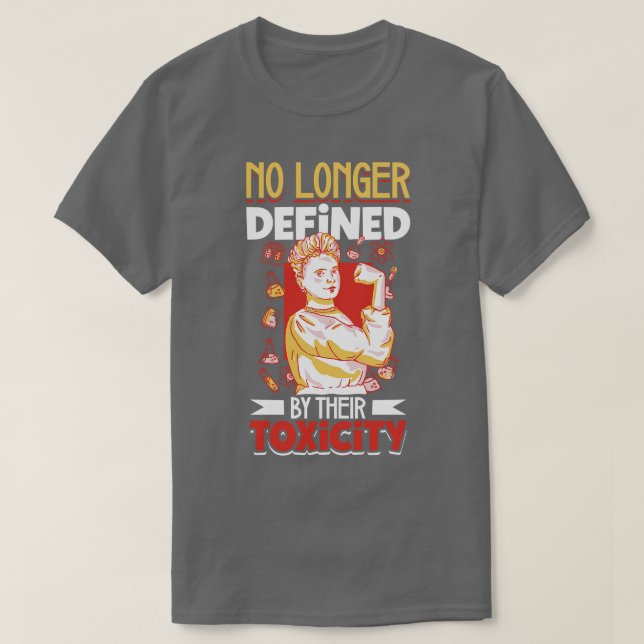 T-shirt J'ai survécu à un narcissique (Design devant)
