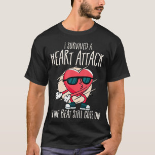 T-shirt J'ai survécu à une attaque cardiaque Vintage attaq