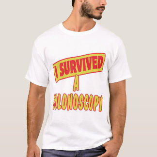 T-SHIRT J'AI SURVÉCU À UNE COLONOSCOPIE
