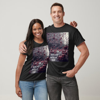 T-SHIRT J'AI SURVÉCU AU CORONA VIRUS 19 2020