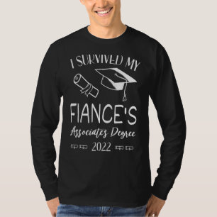 T-shirt J'ai survécu au diplôme d'associé de My Fiance 202