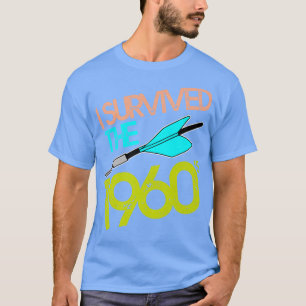 T-shirt J'ai survécu au Jarts Missile Game des années 60