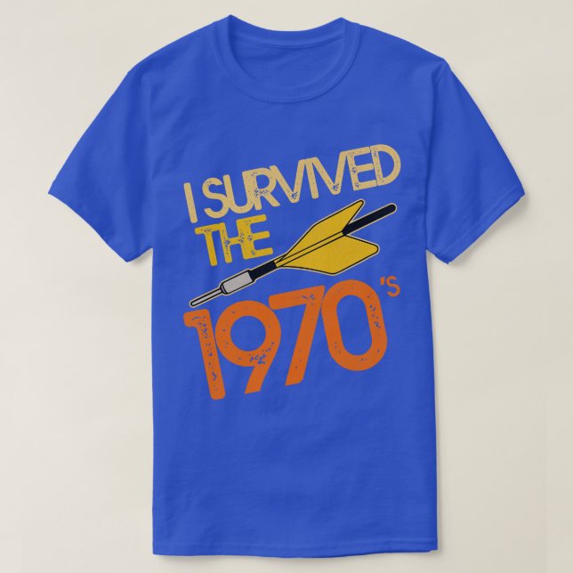 T-shirt J'ai survécu au jeu les années 70 Jarts Missile (Design devant)