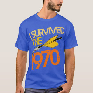T-shirt J'ai survécu au jeu les années 70 Jarts Missile