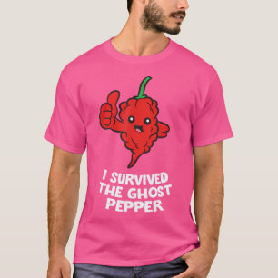 T-shirt J'Ai Survécu Au Poivre Fantôme