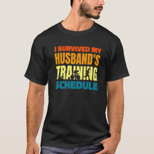 T-shirt J'ai survécu au programme de formation de mon mari