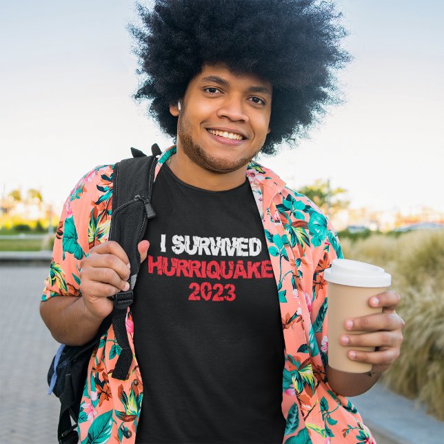 T-shirt J'ai survécu au séisme de 2023 (Créateur téléchargé)