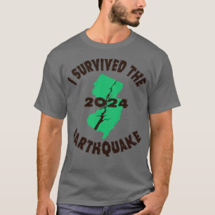 T-shirt J'ai survécu au séisme du New Jersey