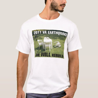 T-shirt J'ai survécu au tremblement de terre 2011 dans