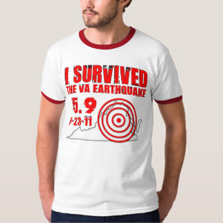 T-shirt J'ai survécu au tremblement de terre de la