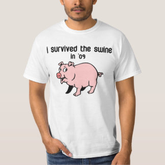 T-shirt J'ai survécu aux porcs