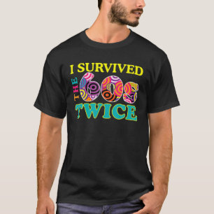 T-shirt J'Ai Survécu Aux Soixante-Années Deux Vêtements 60